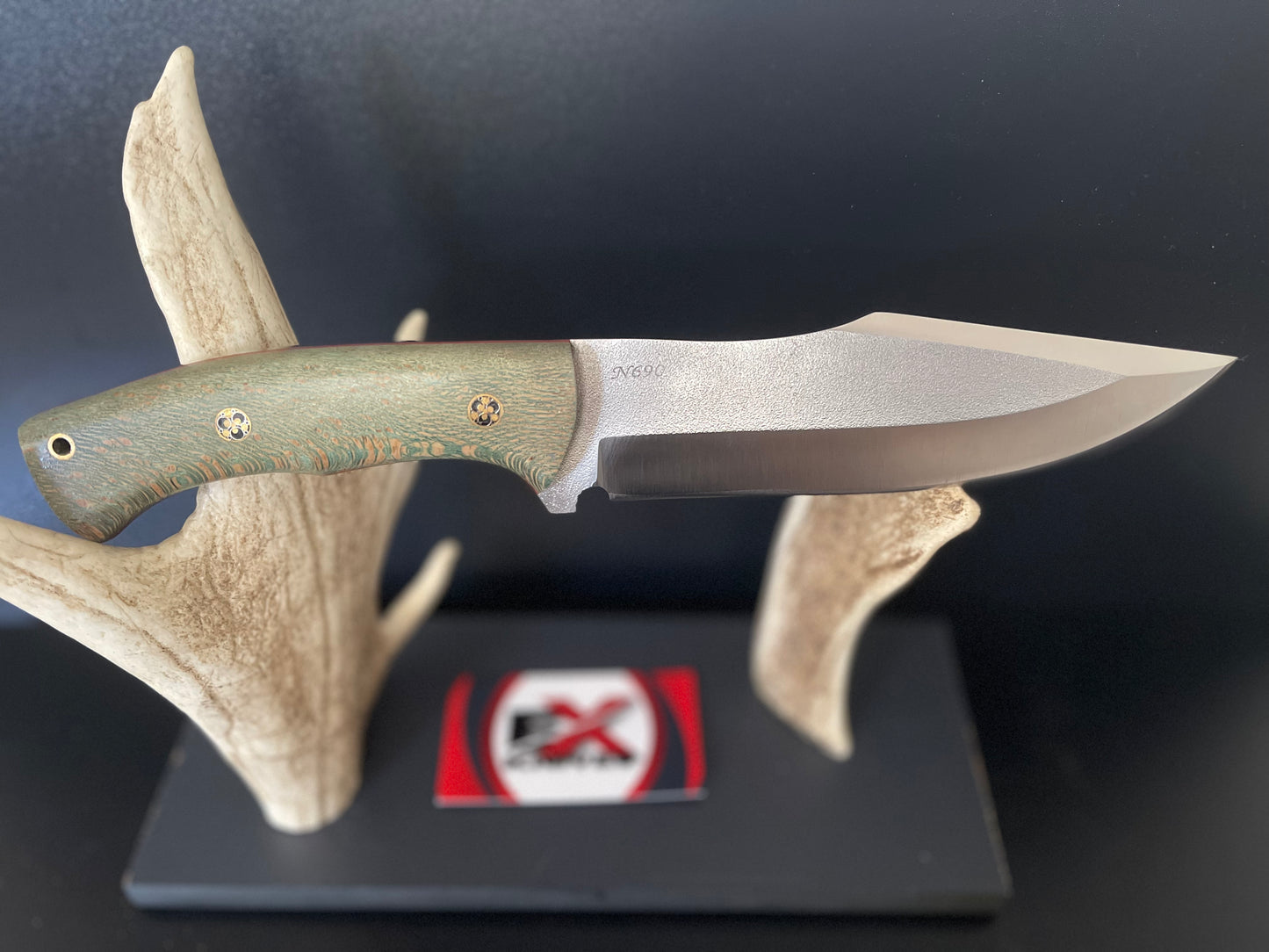28.5CM HAND MADE N690 STEEL OUTDOOR KNIFE