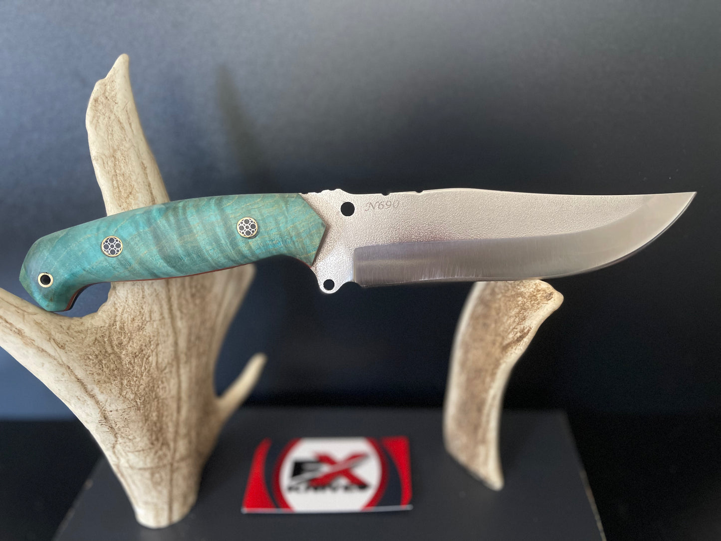 28CM HAND MADE N690 STEEL OUTDOOR KNIFE