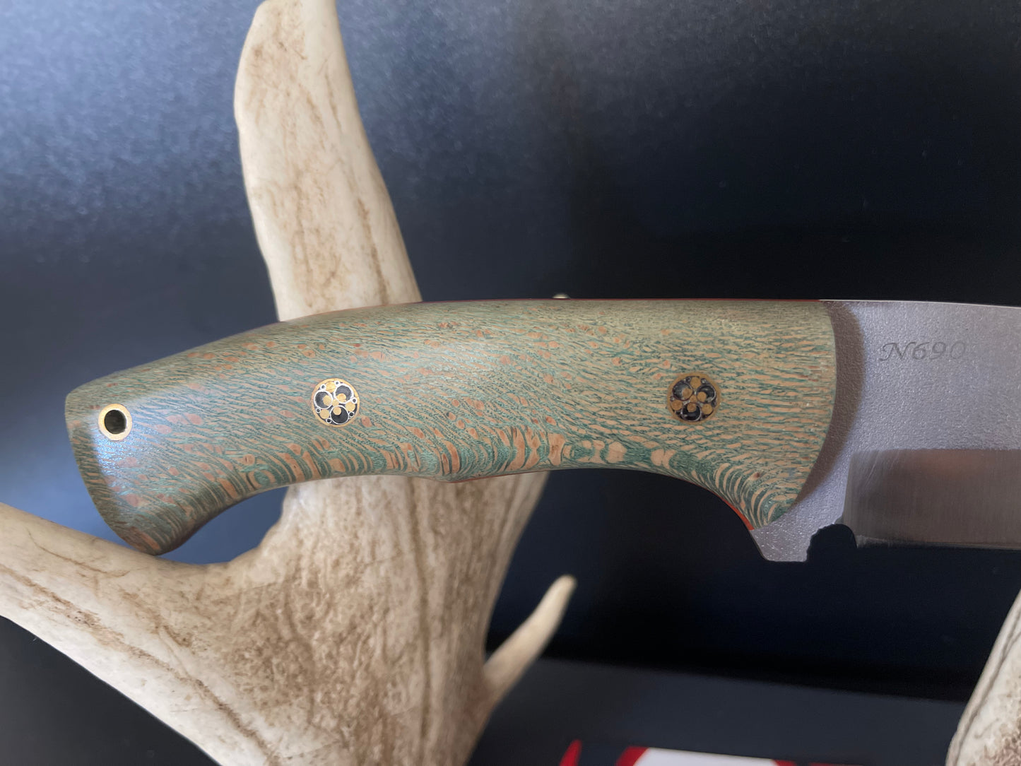 28.5CM HAND MADE N690 STEEL OUTDOOR KNIFE
