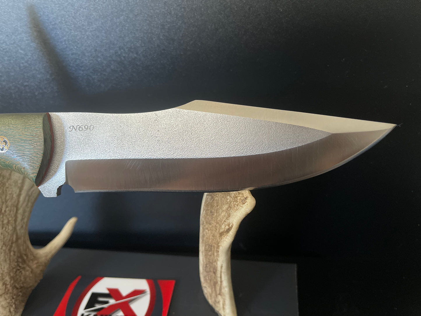 28.5CM HAND MADE N690 STEEL OUTDOOR KNIFE