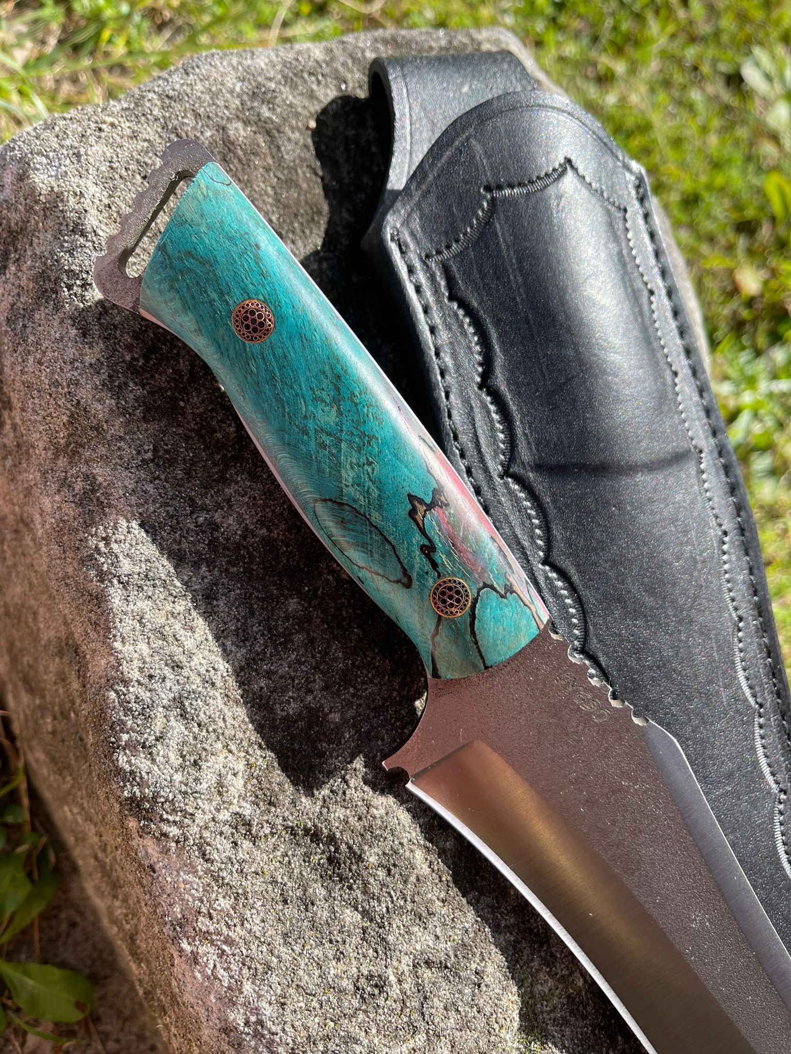 30CM HAND MADE N690 STEEL OUTDOOR KNIFE - EX Knives