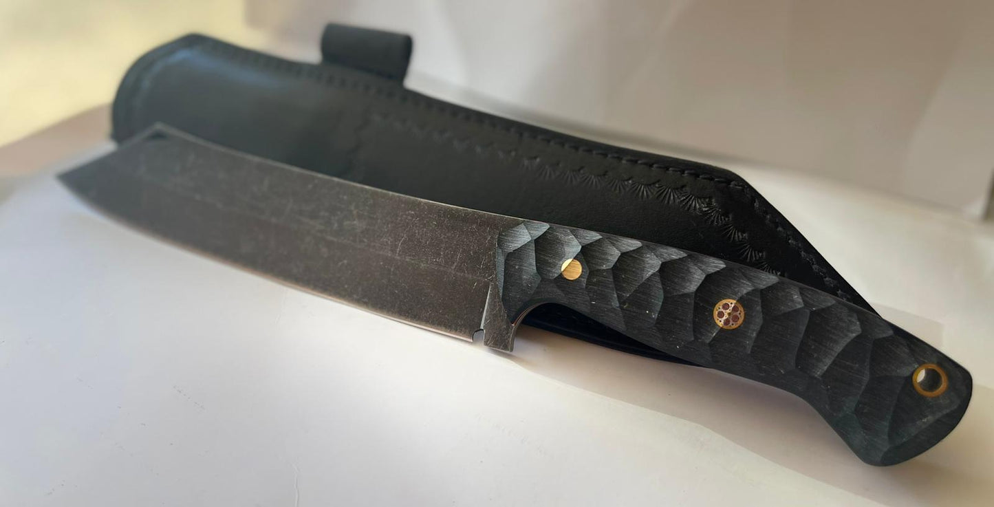 31CM HAND MADE N690 STEEL OUTDOOR KNIFE - EX Knives