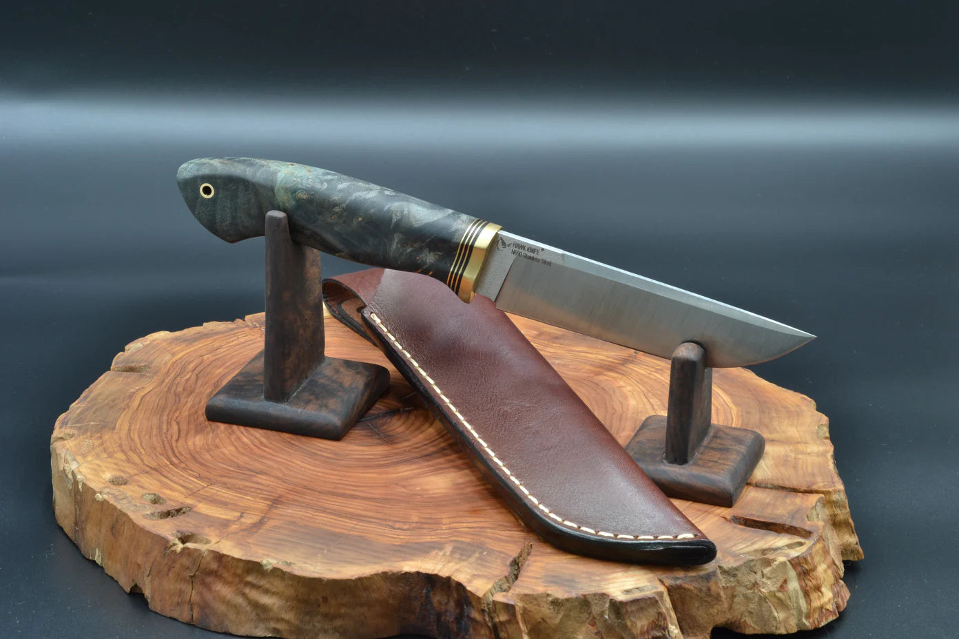 HAND MADE N690 STEEL HUNTING KNIFE (VARIOUS HANDLES) - EX Knives