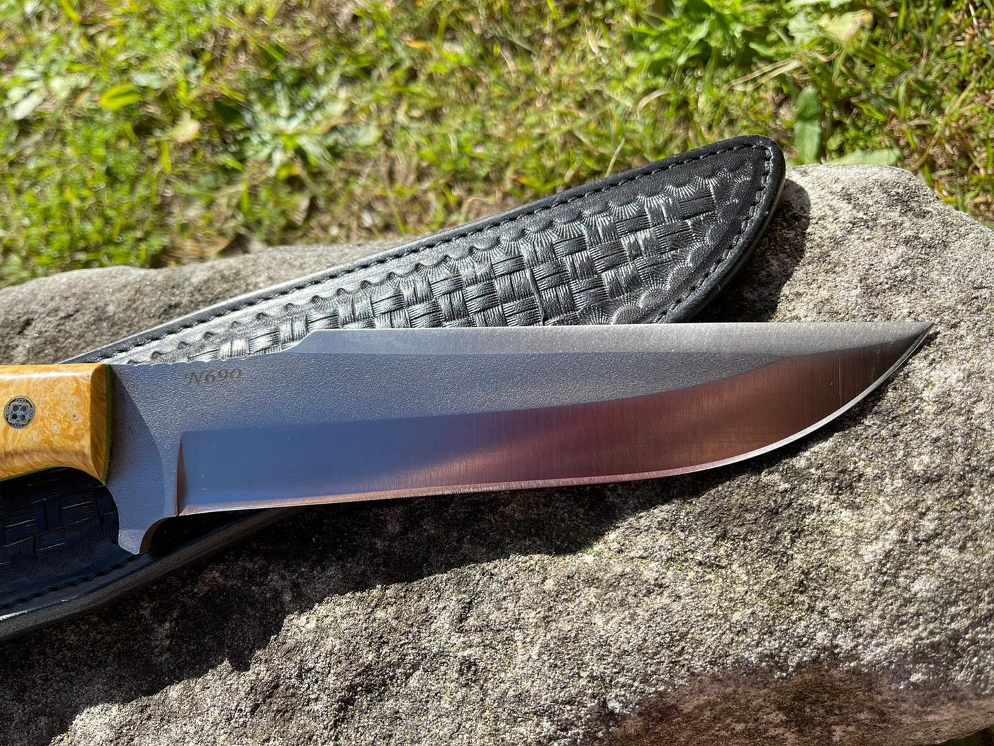 32CM HAND MADE N690 STEEL OUTDOOR KNIFE - EX Knives