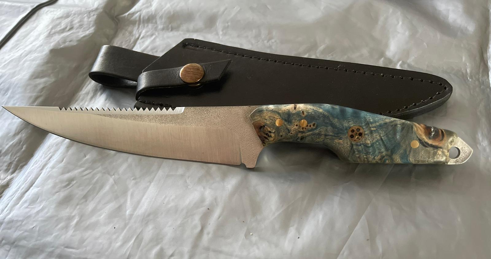 27.5CM HAND MADE N690 STEEL OUTDOOR KNIFE - EX Knives