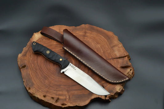 HANDMADE N690 STEEL DROP POINT OUTDOOR KNIFE - EX Knives