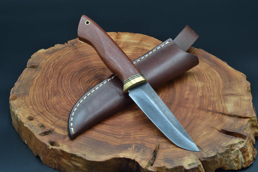 115 MM HANDMADE K720 CARBON STEEL OUTDOOR KNIFE