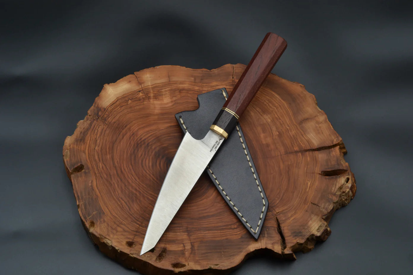 163 MM HAND MADE N690 STEEL FLAT GRIND HONESUKI - EX Knives