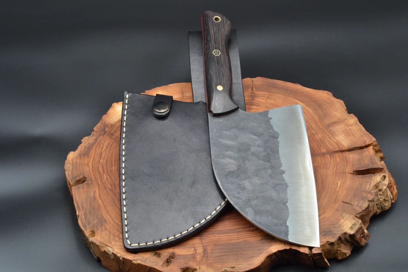 HAND FORGED K720 (O2) CARBON STEEL SERBIC CHEF'S KNIFE - EX Knives