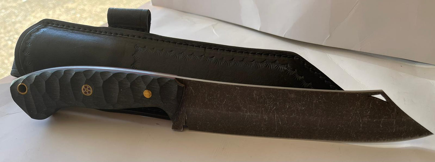 31CM HAND MADE N690 STEEL OUTDOOR KNIFE - EX Knives