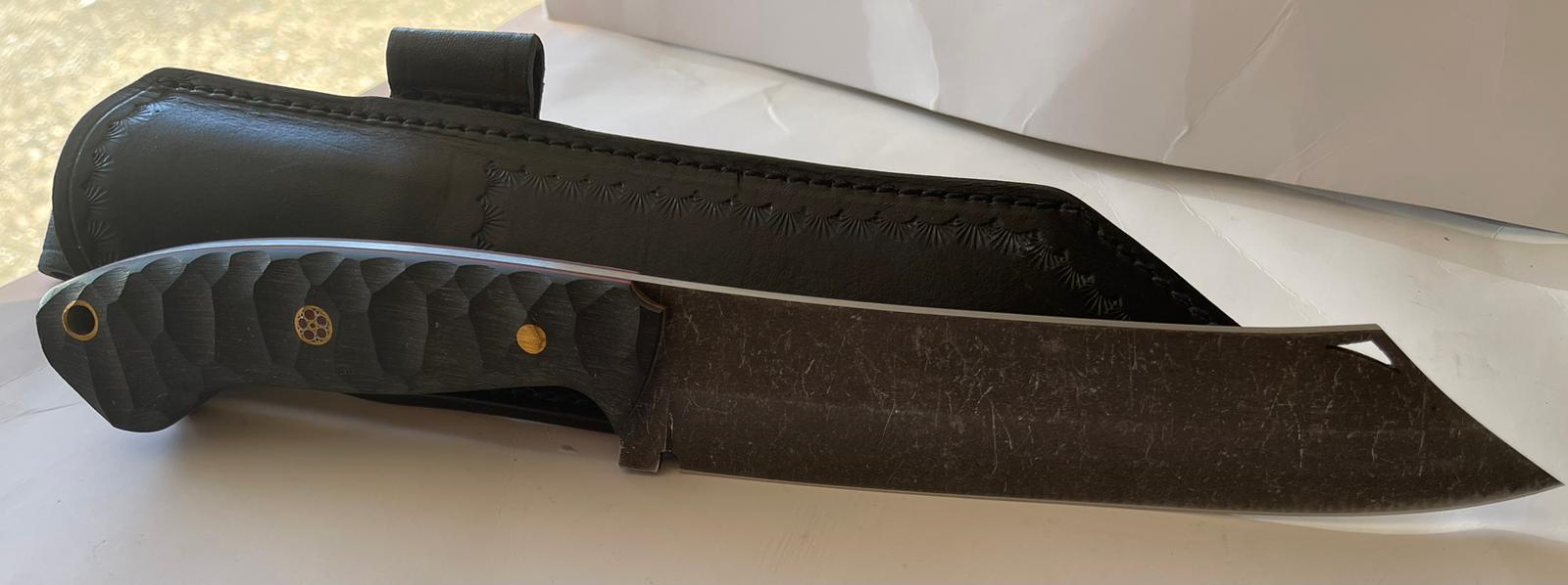 31CM HAND MADE N690 STEEL OUTDOOR KNIFE - EX Knives