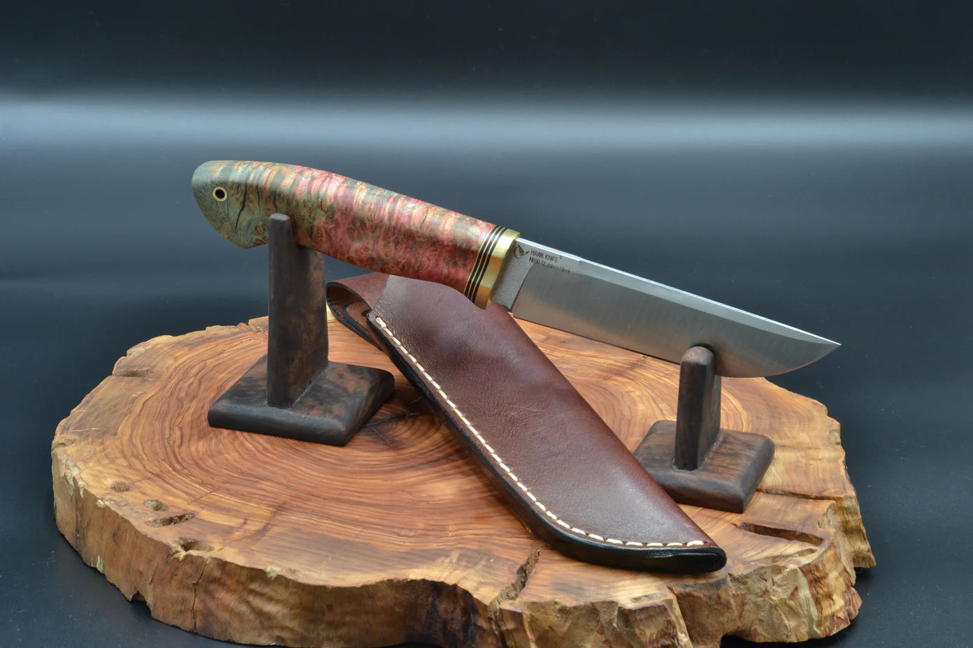 HAND MADE N690 STEEL HUNTING KNIFE (VARIOUS HANDLES) - EX Knives