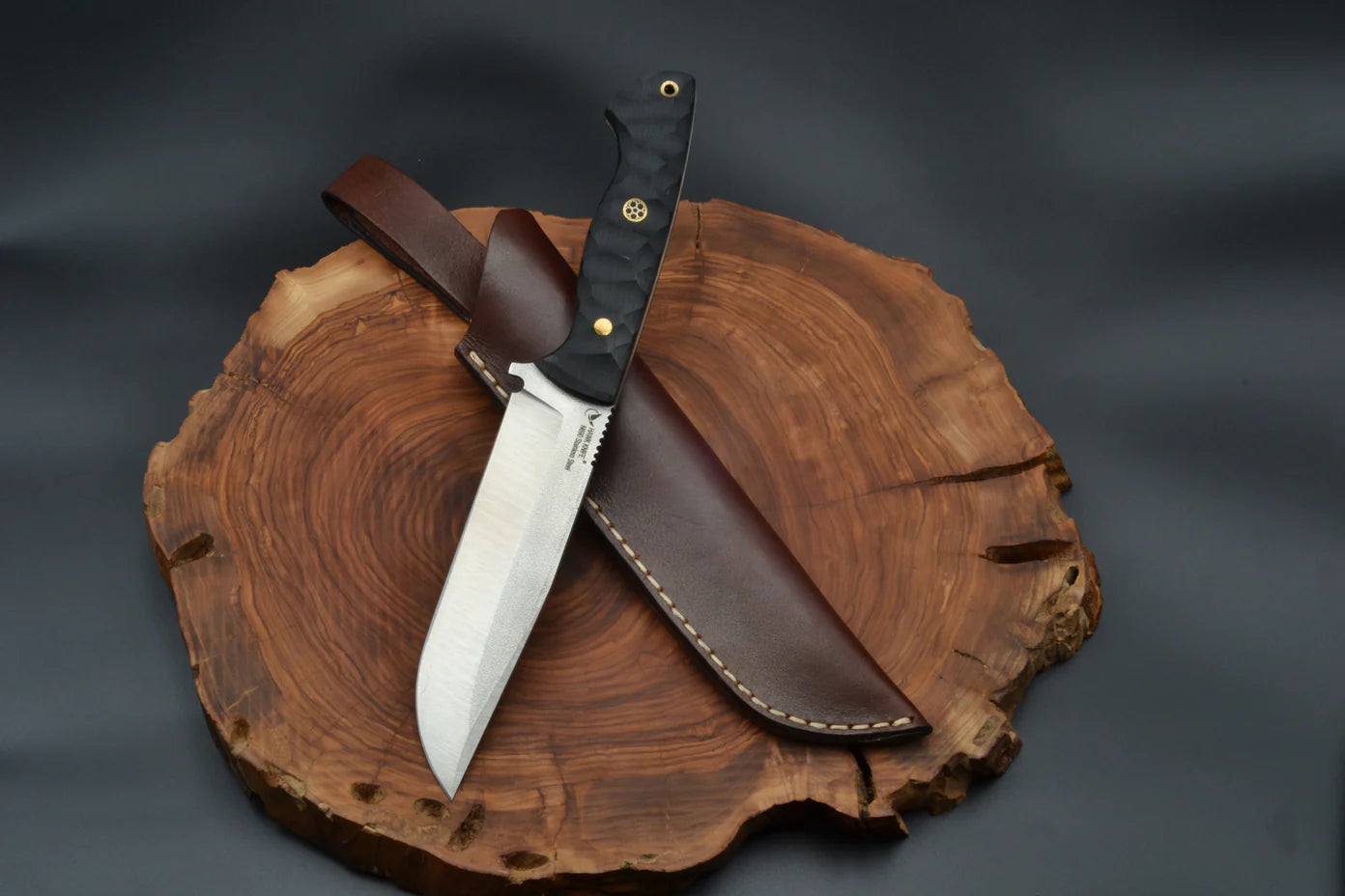 HANDMADE N690 STEEL DROP POINT OUTDOOR KNIFE - EX Knives