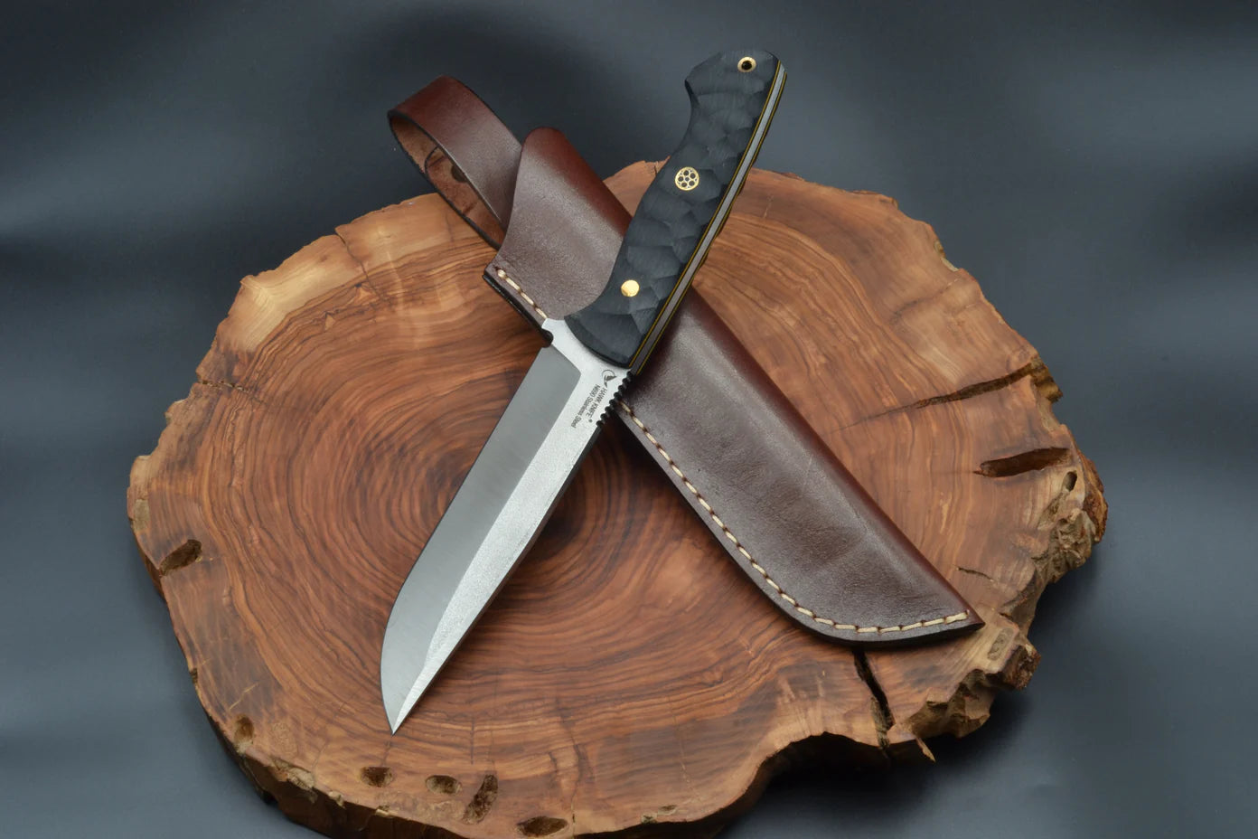 HANDMADE N690 STEEL DROP POINT OUTDOOR KNIFE - EX Knives