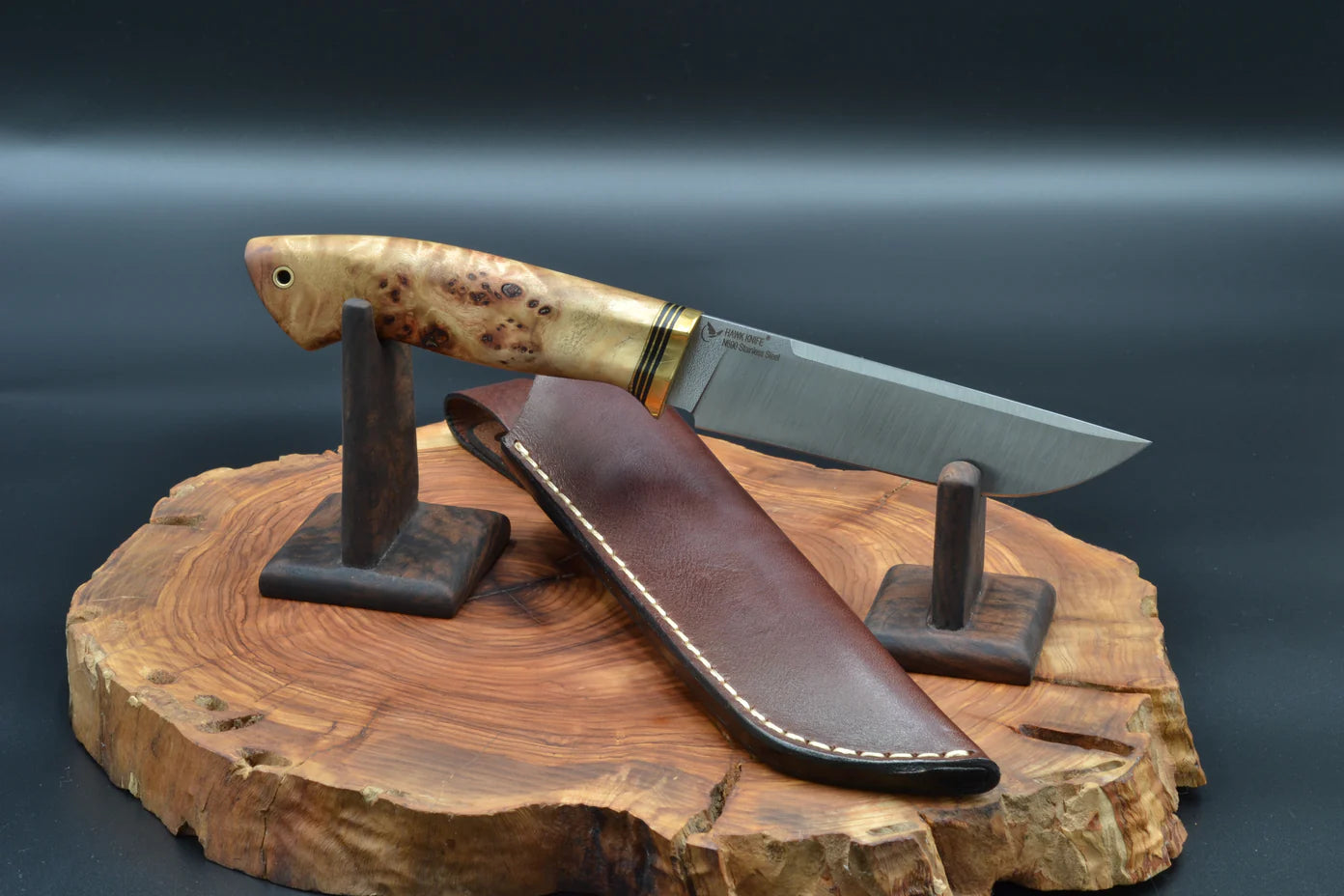 HAND MADE N690 STEEL HUNTING KNIFE (VARIOUS HANDLES) - EX Knives