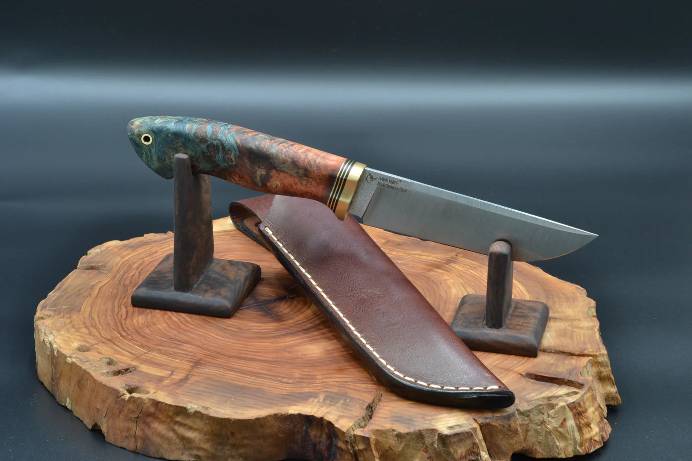 HAND MADE N690 STEEL HUNTING KNIFE (VARIOUS HANDLES) - EX Knives