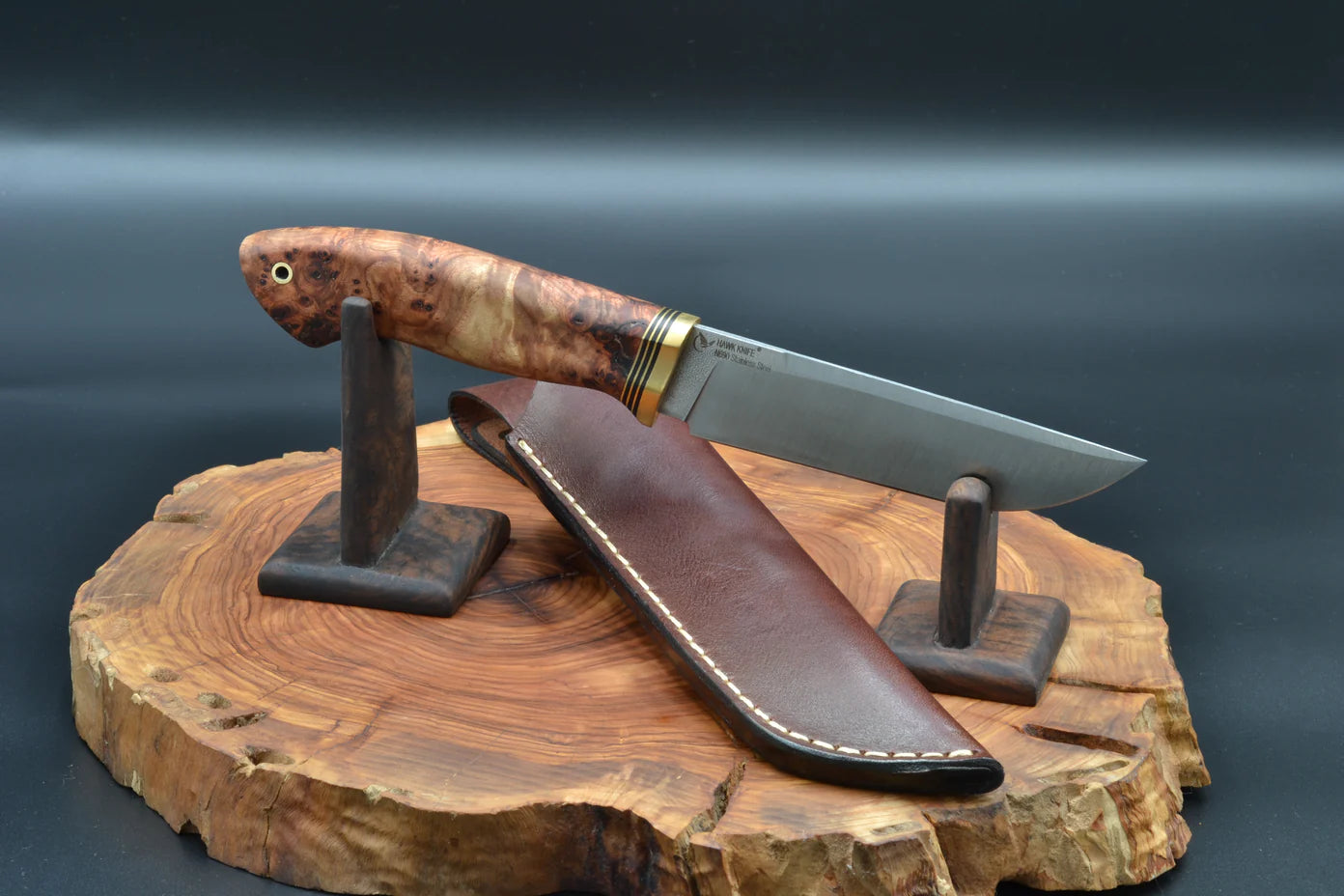 HAND MADE N690 STEEL HUNTING KNIFE (VARIOUS HANDLES) - EX Knives