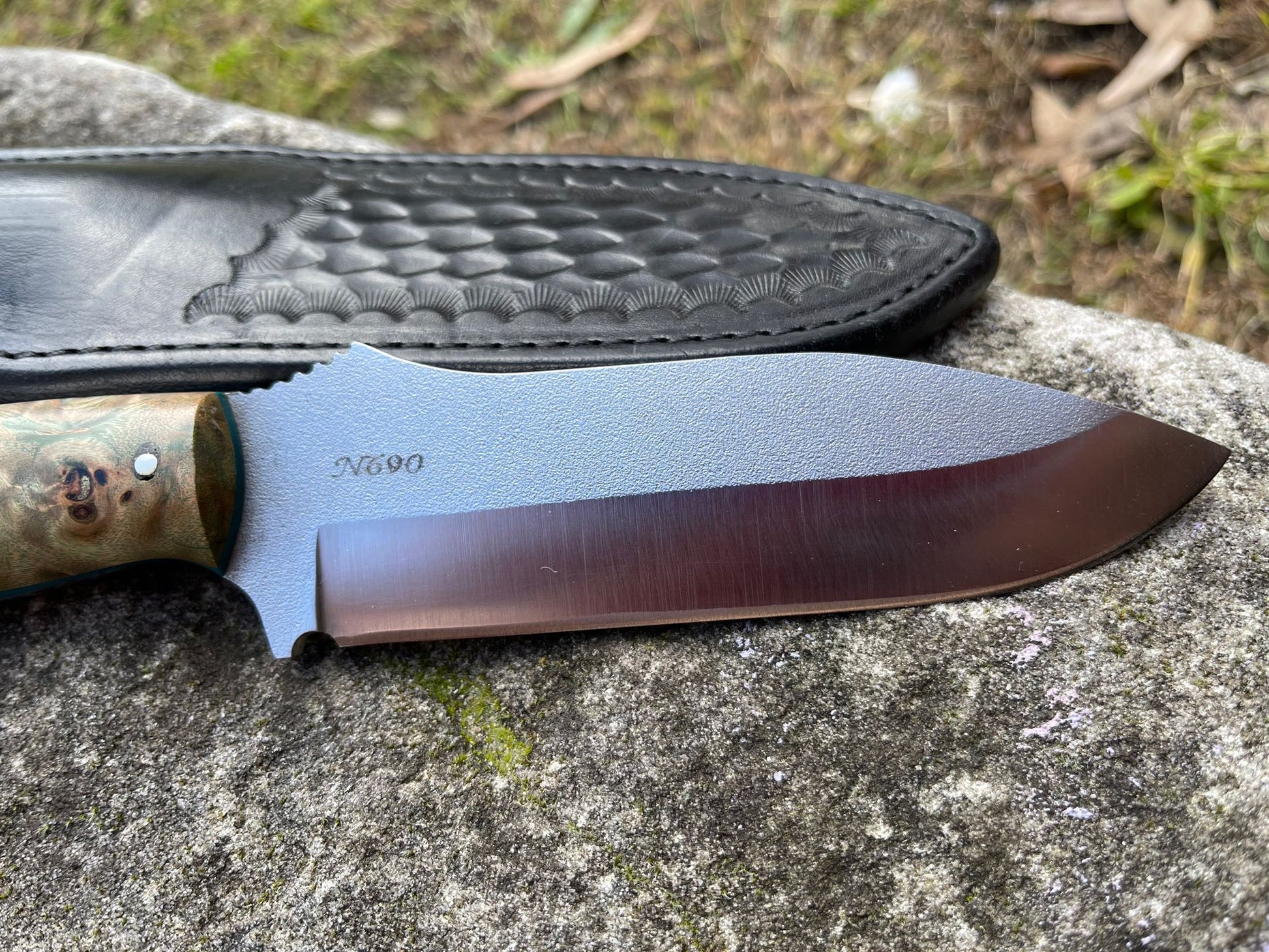 26CM HAND MADE N690 STEEL OUTDOOR KNIFE - EX Knives