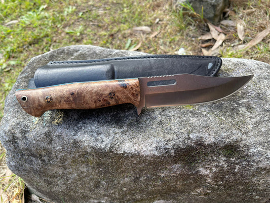 25.5CM HAND MADE N690 STEEL OUTDOOR KNIFE - EX Knives