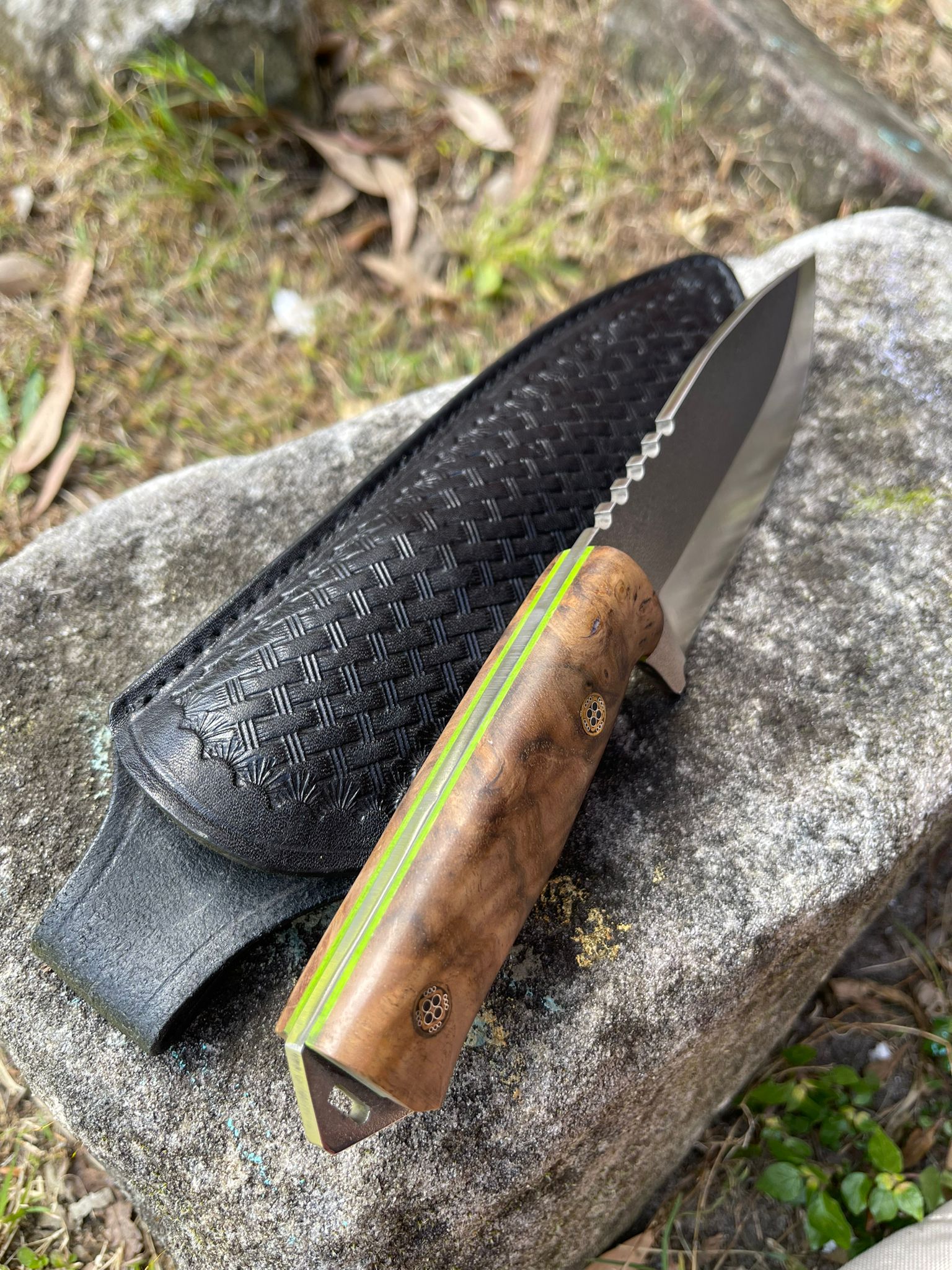 24.5CM HAND MADE N690 STEEL OUTDOOR KNIFE - EX Knives