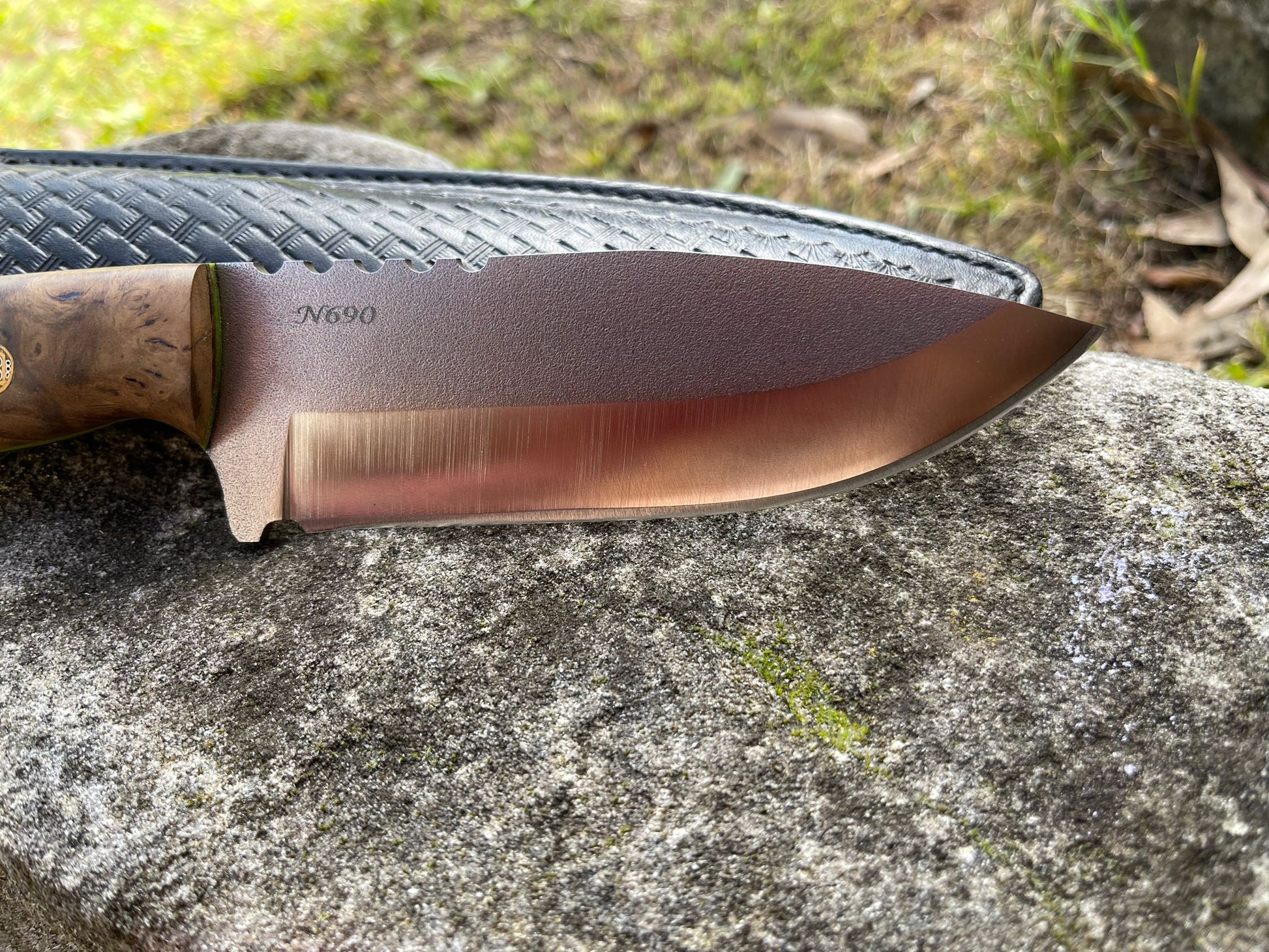 24.5CM HAND MADE N690 STEEL OUTDOOR KNIFE - EX Knives